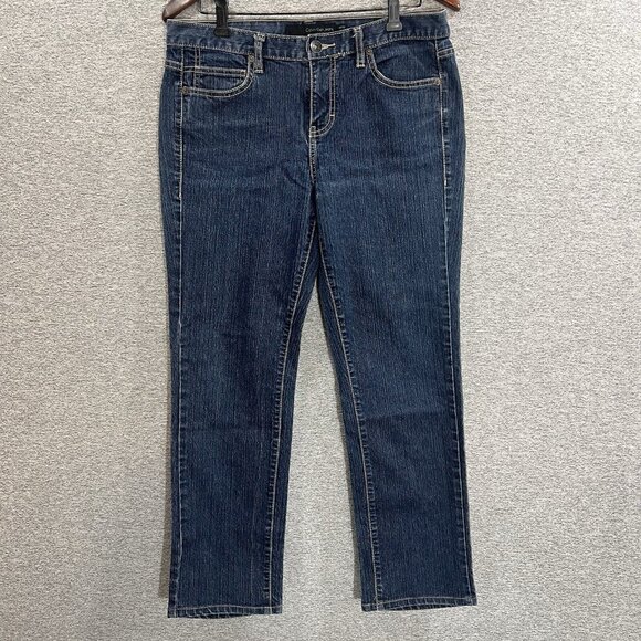 Calvin Klein Jeans Womens 6 Blue Skinny Straigth Denim Stretch Cotton Blend - Picture 13 of 14